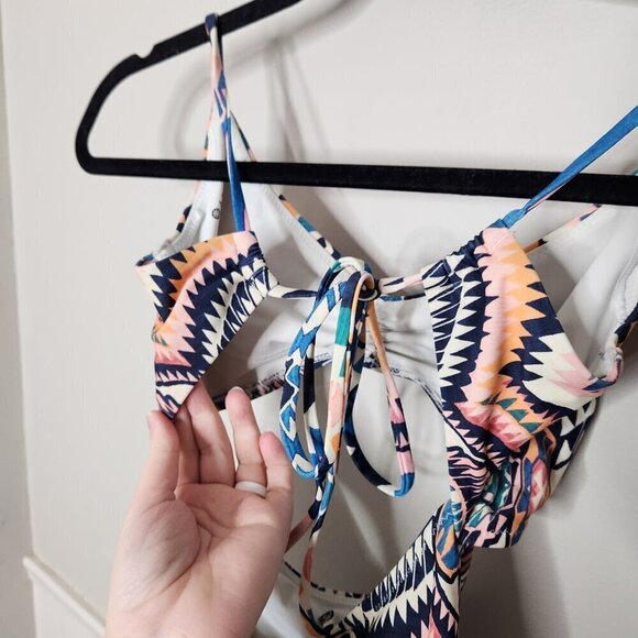 ATHLETA Desert Geo Print Cutout One Piece Swim Suit - Picture 5 of 8